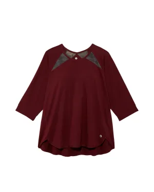Aspen Pullover | Burgundy