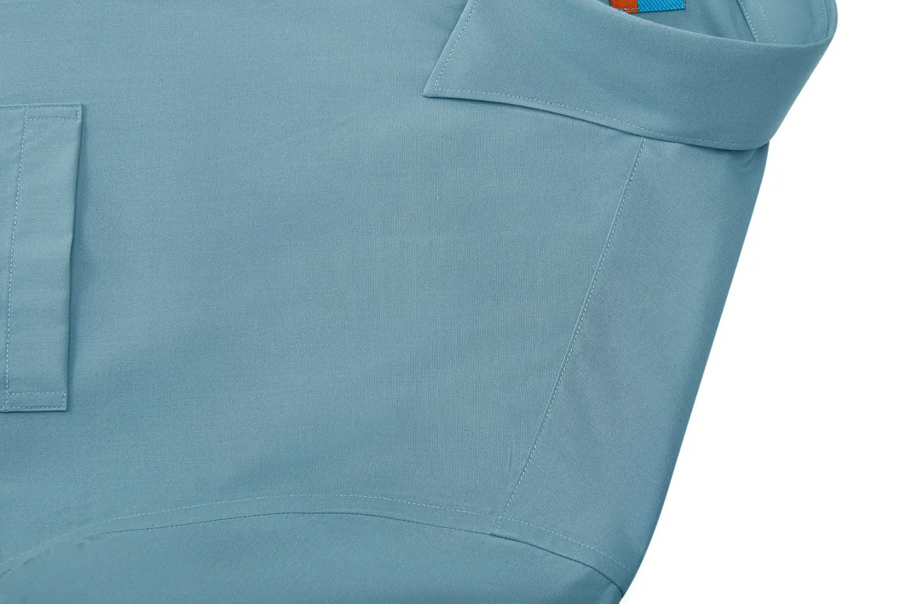 Cool Touch Stretch Poplin Shirt in Smart Fit with Chest Pocket