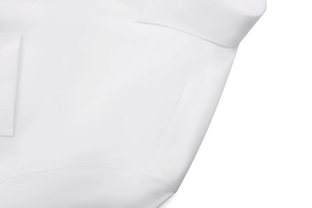 Cool Touch Stretch Poplin Shirt in Smart Fit with Chest Pocket