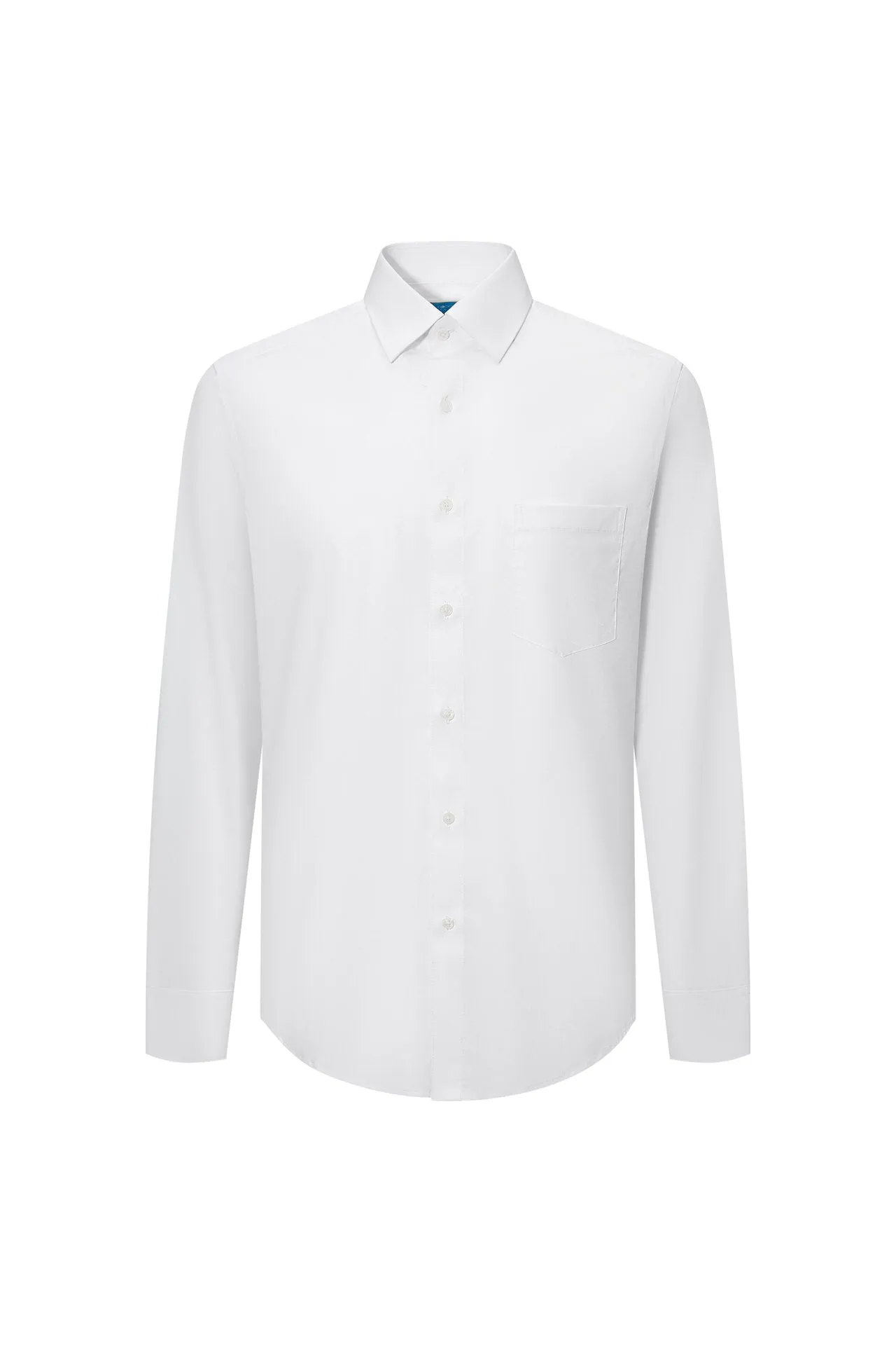 Cool Touch Stretch Poplin Shirt in Smart Fit with Chest Pocket