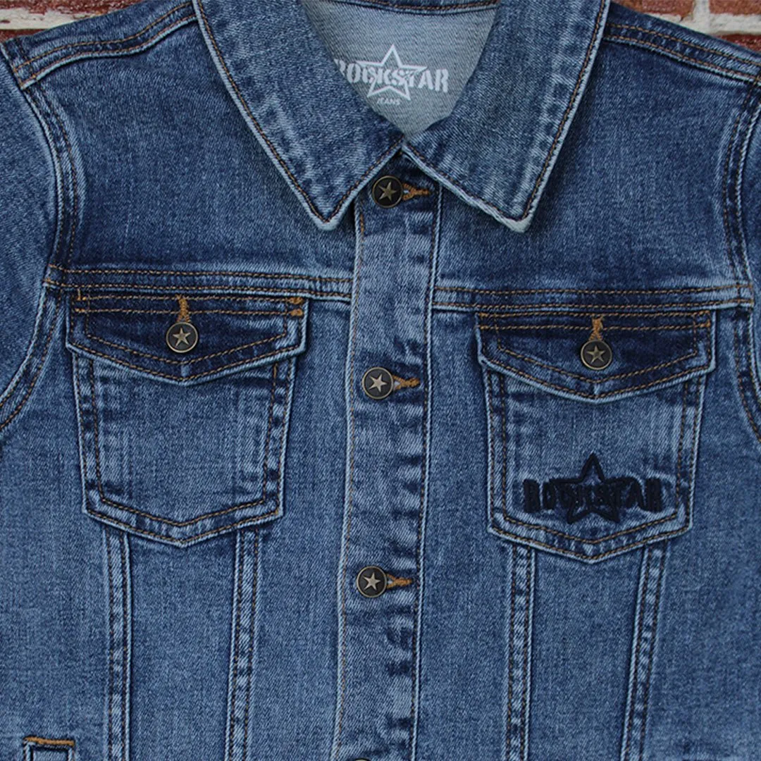 Denim Trucker Jacket Medium Blue