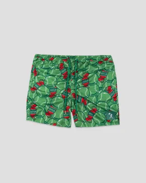 Doubles and Bubbles Diamond Air Youth Mesh Shorts - Walk-Off Watermelon