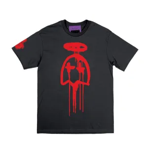 DRIP GHOST TEE BLACK