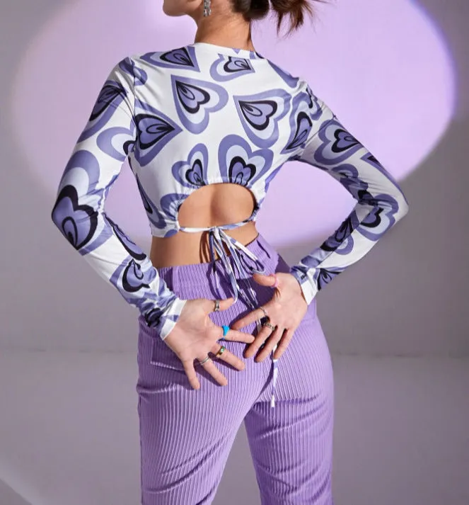 Fashion Trendy High Street Style Crop Top