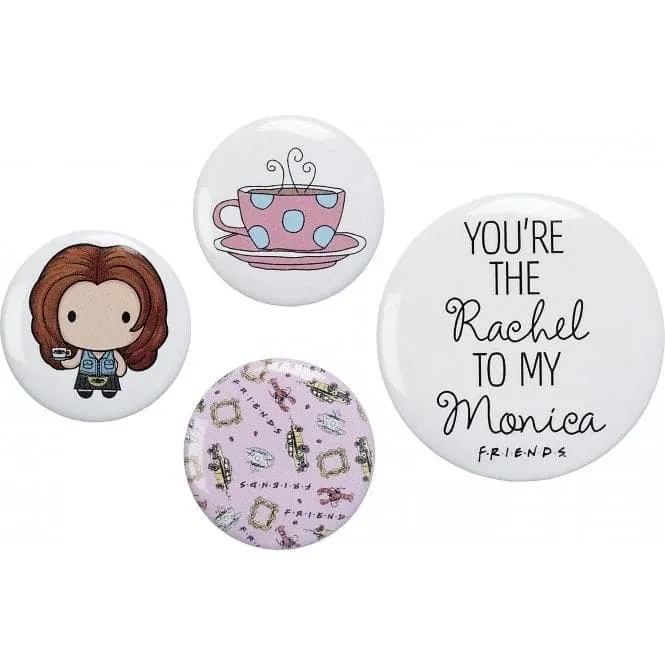 FRIENDS TV Show Rachel Button Badge