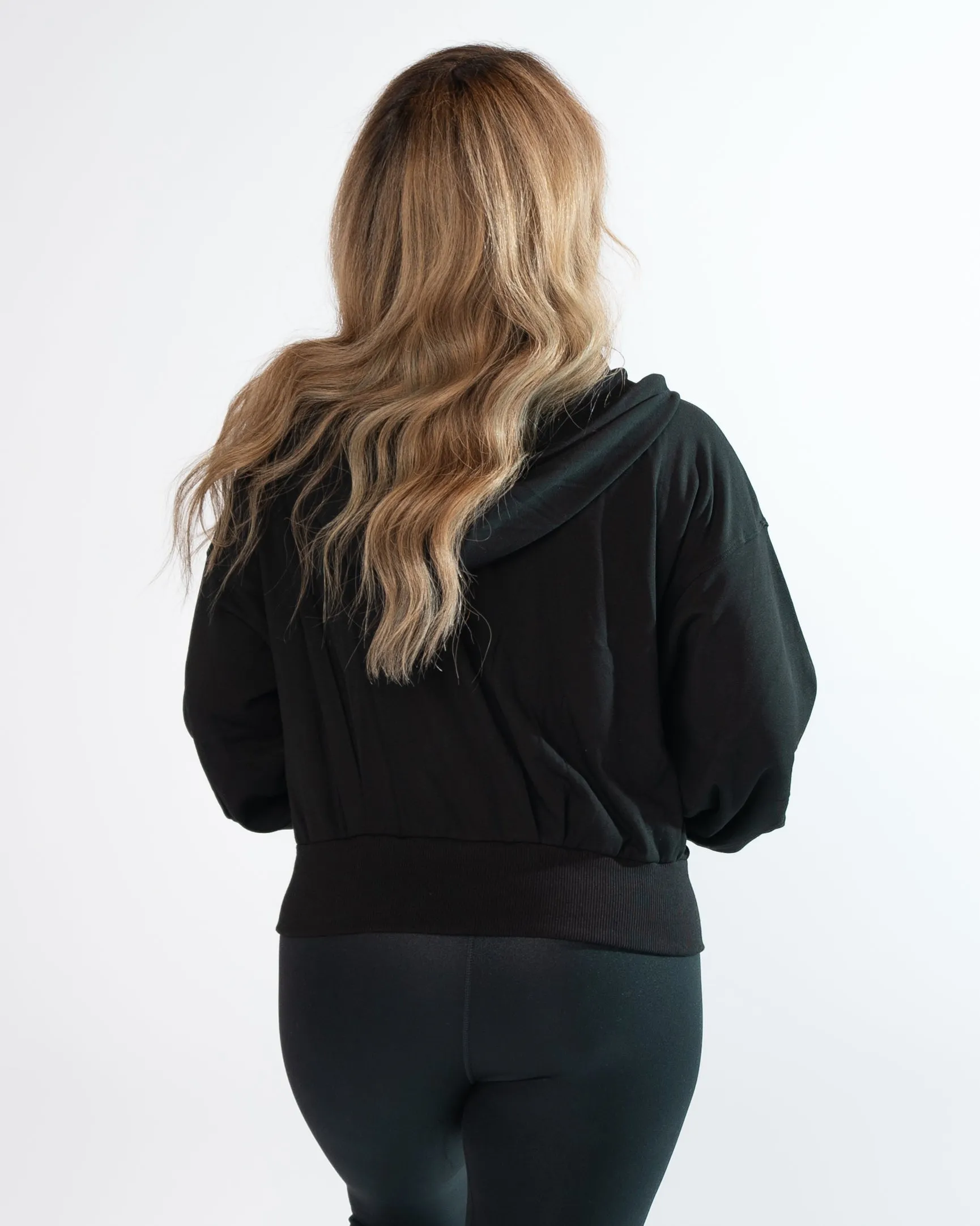 Gabi Zip Up - Black
