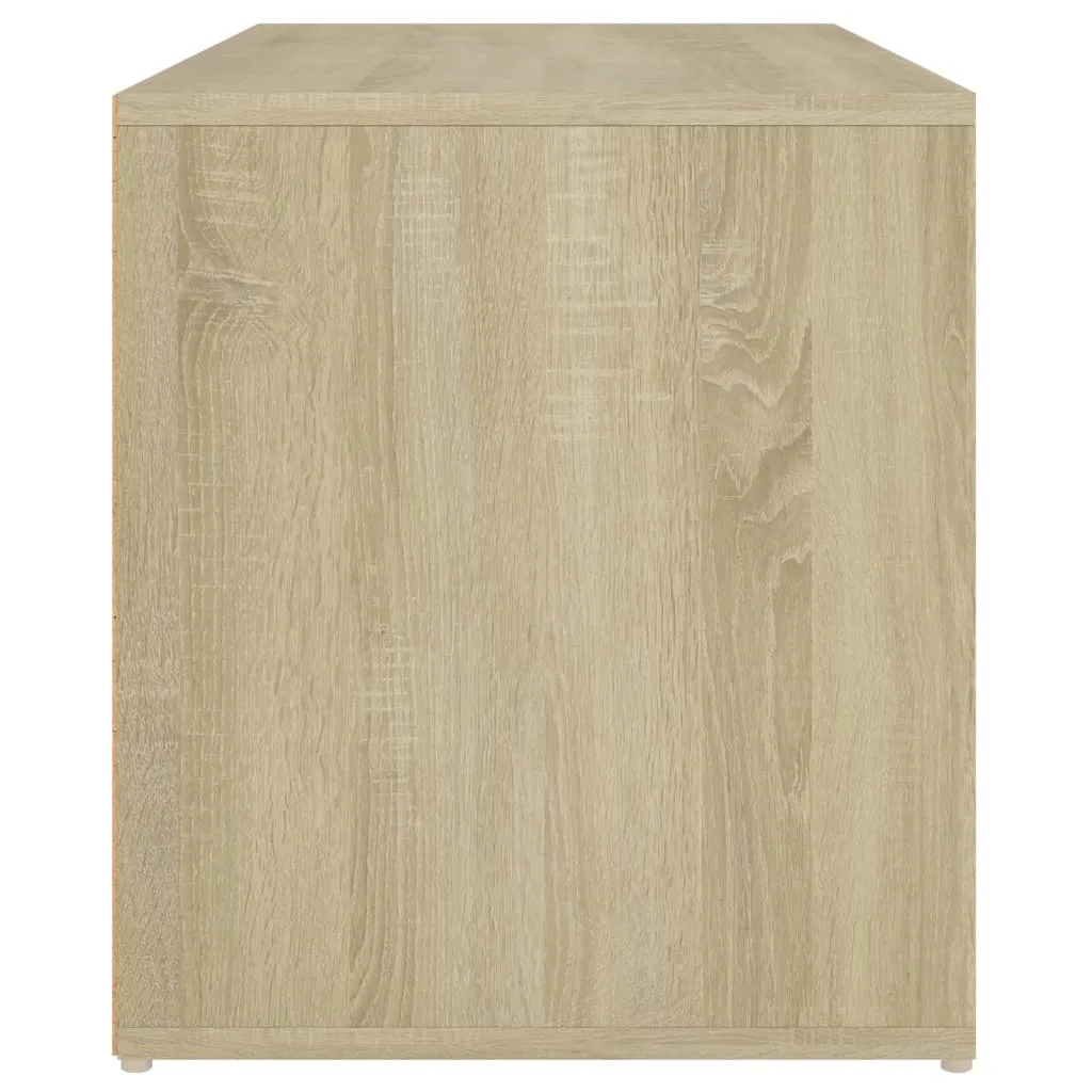 Hall Bench 80x40x45 cm Sonoma Oak Engineered Wood