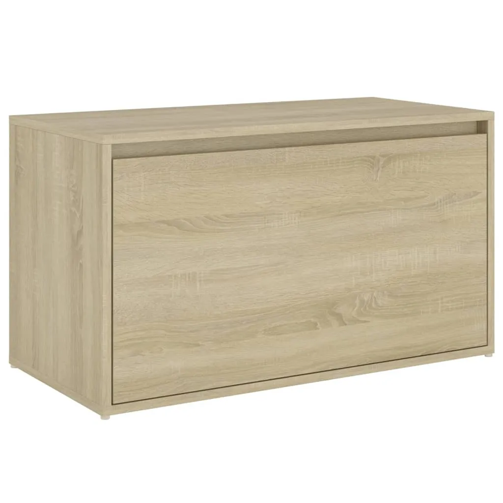 Hall Bench 80x40x45 cm Sonoma Oak Engineered Wood