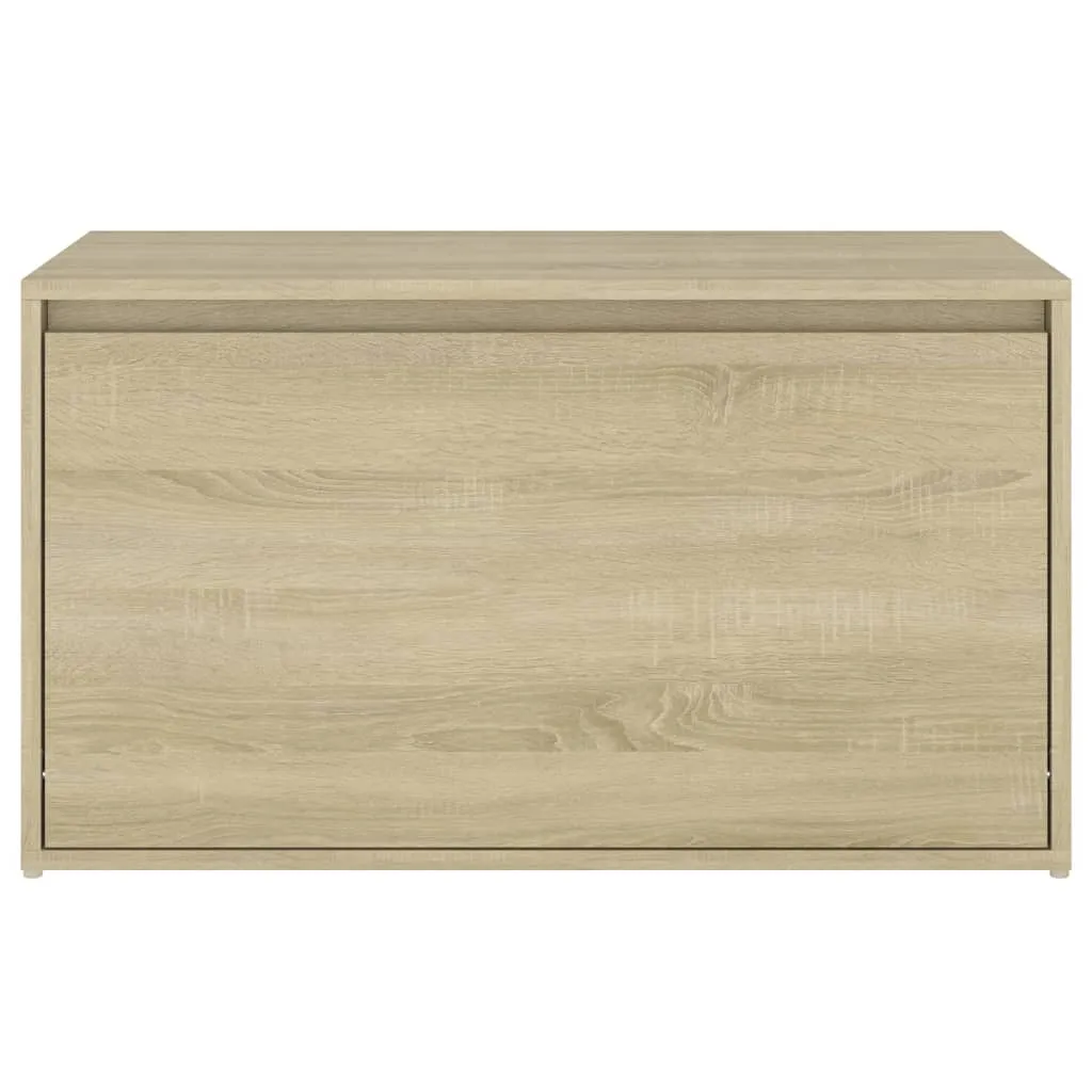 Hall Bench 80x40x45 cm Sonoma Oak Engineered Wood