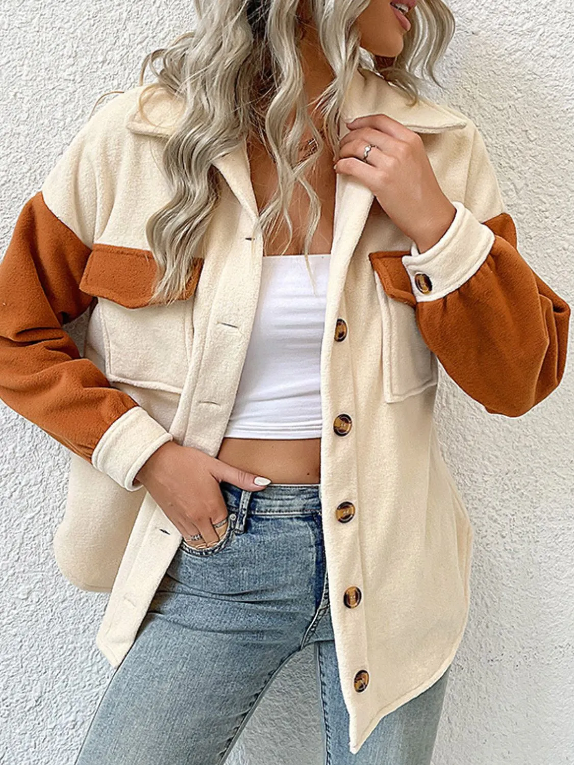 Happy Comfort Button-Up Jacket