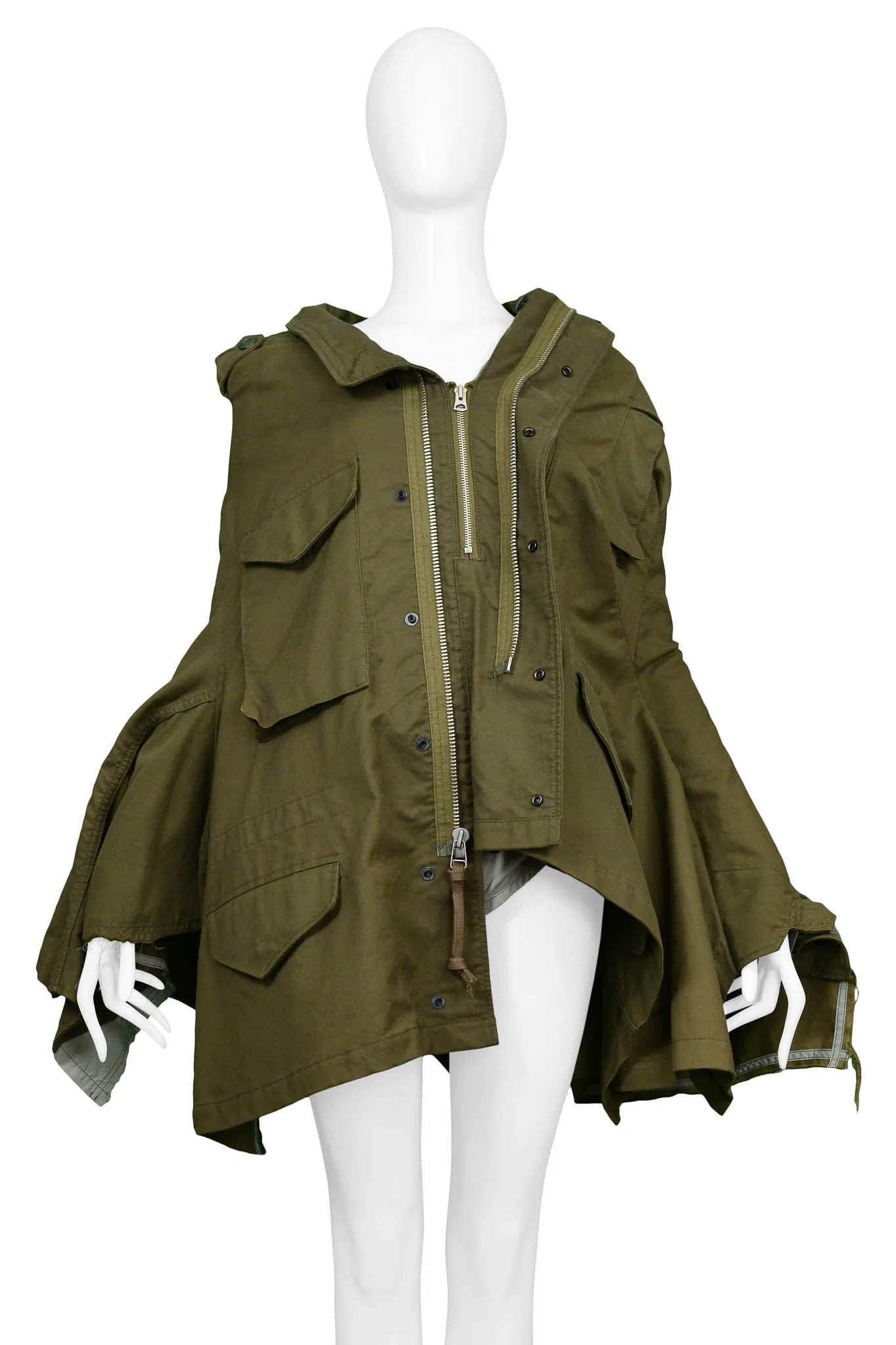 JUNYA DECONSTRUCTED MILITARY INSPIRED CAPE 2006