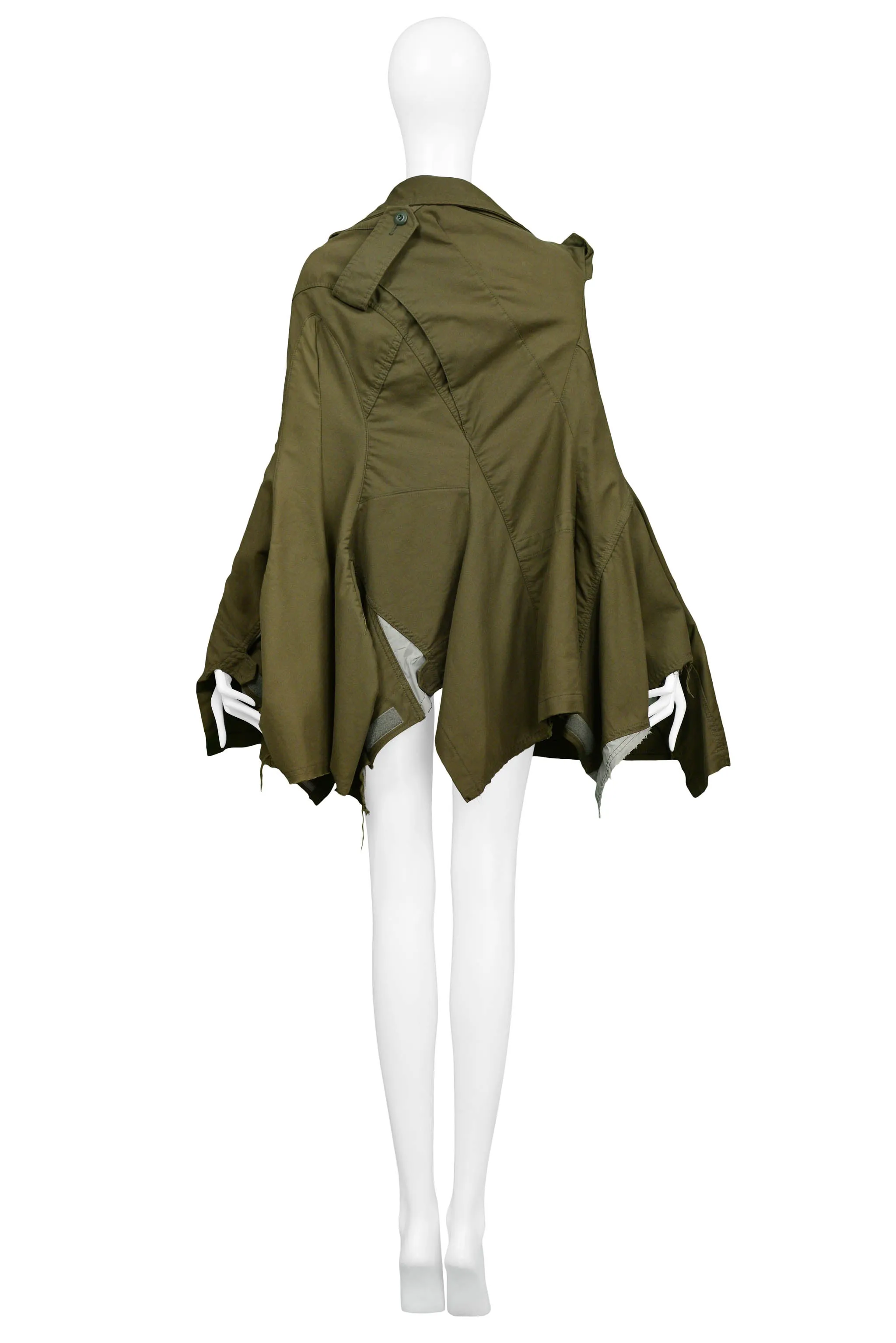 JUNYA DECONSTRUCTED MILITARY INSPIRED CAPE 2006
