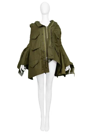 JUNYA DECONSTRUCTED MILITARY INSPIRED CAPE 2006