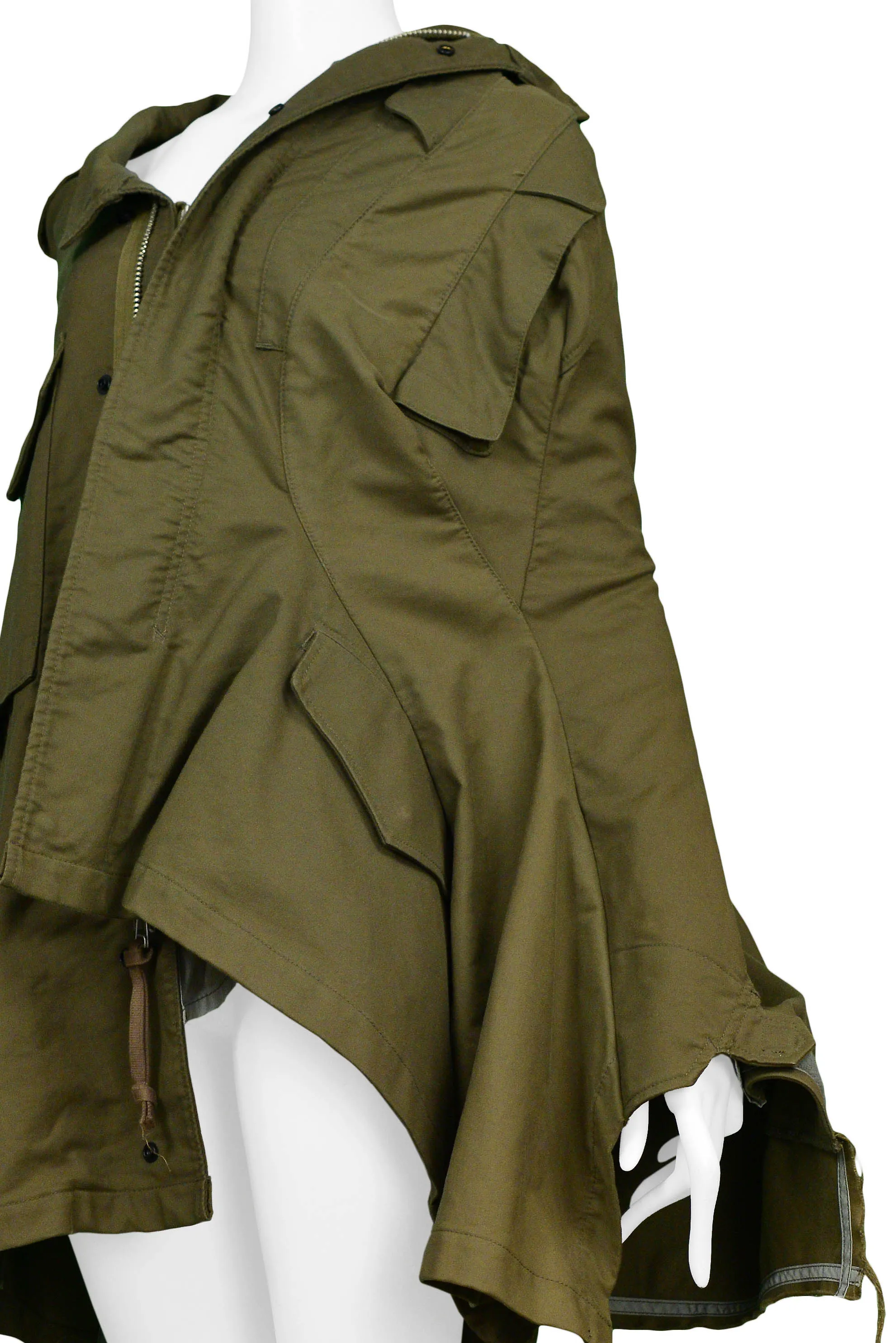 JUNYA DECONSTRUCTED MILITARY INSPIRED CAPE 2006