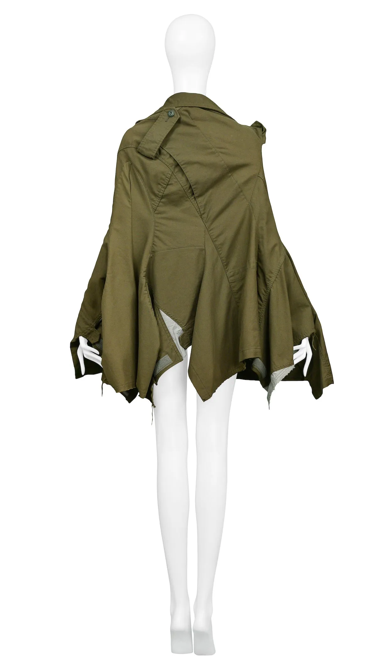 JUNYA DECONSTRUCTED MILITARY INSPIRED CAPE 2006
