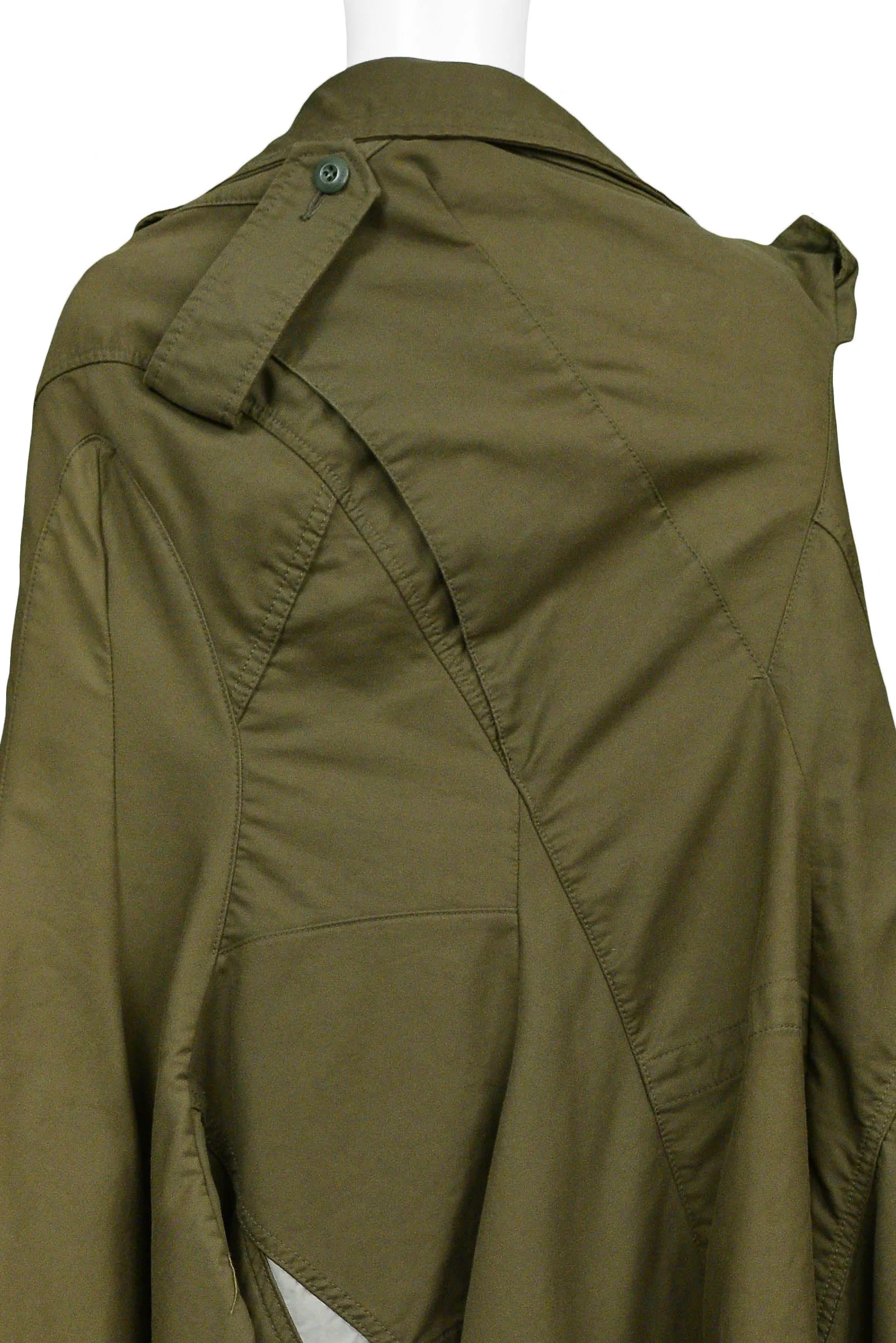 JUNYA DECONSTRUCTED MILITARY INSPIRED CAPE 2006
