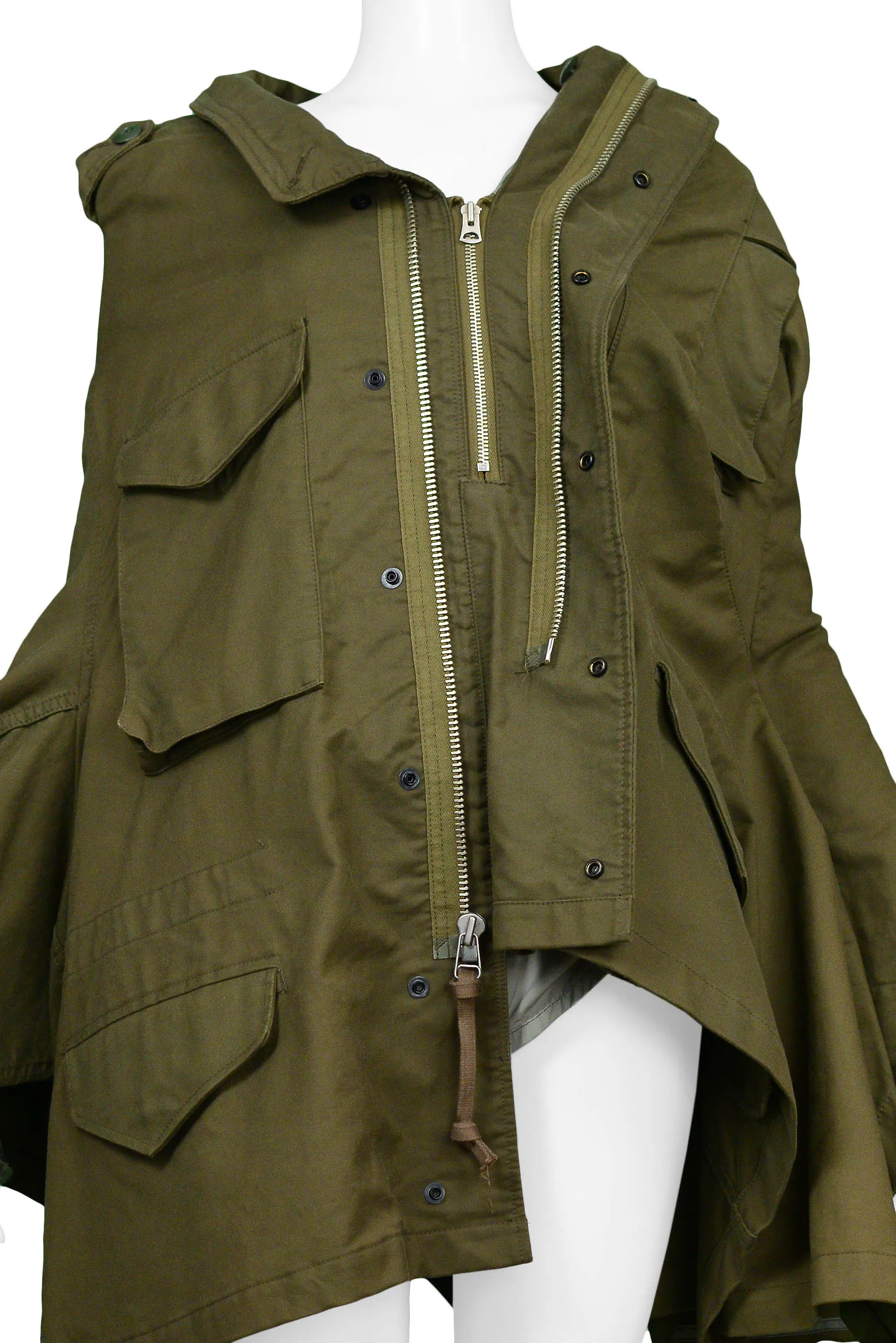JUNYA DECONSTRUCTED MILITARY INSPIRED CAPE 2006