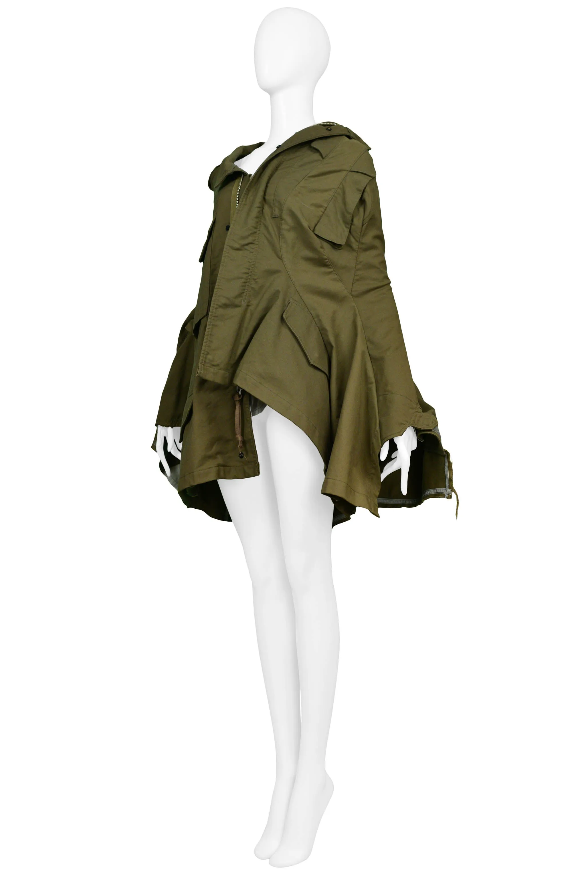 JUNYA DECONSTRUCTED MILITARY INSPIRED CAPE 2006