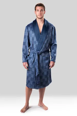 Kasem Comfort Velour Medallion Shawl Collar Robe