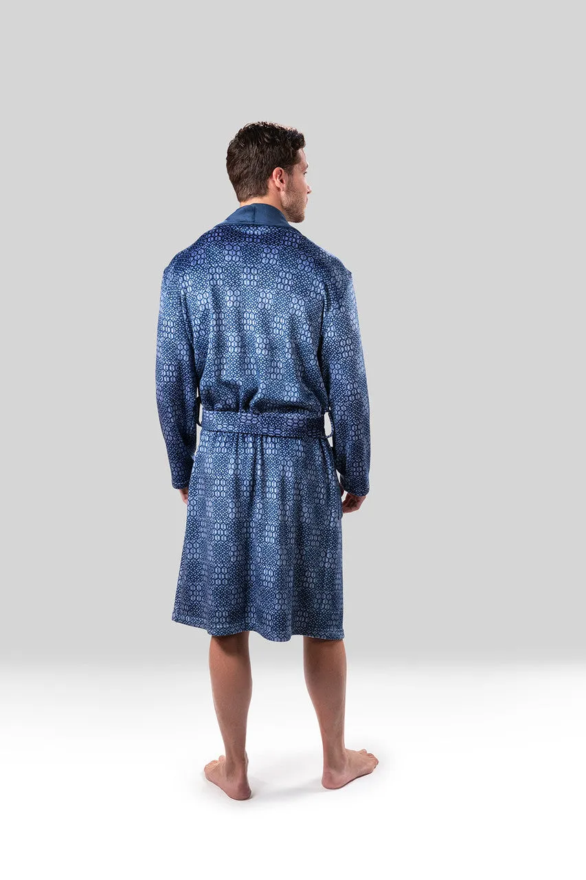 Kasem Comfort Velour Medallion Shawl Collar Robe