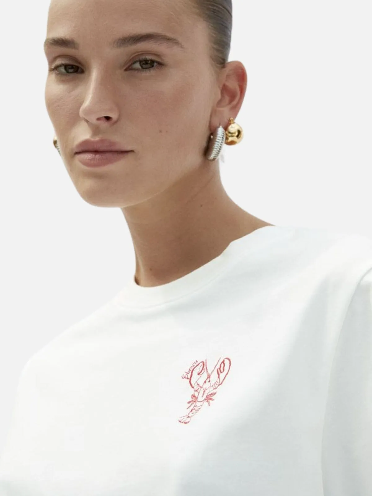 Lobster Tee - White