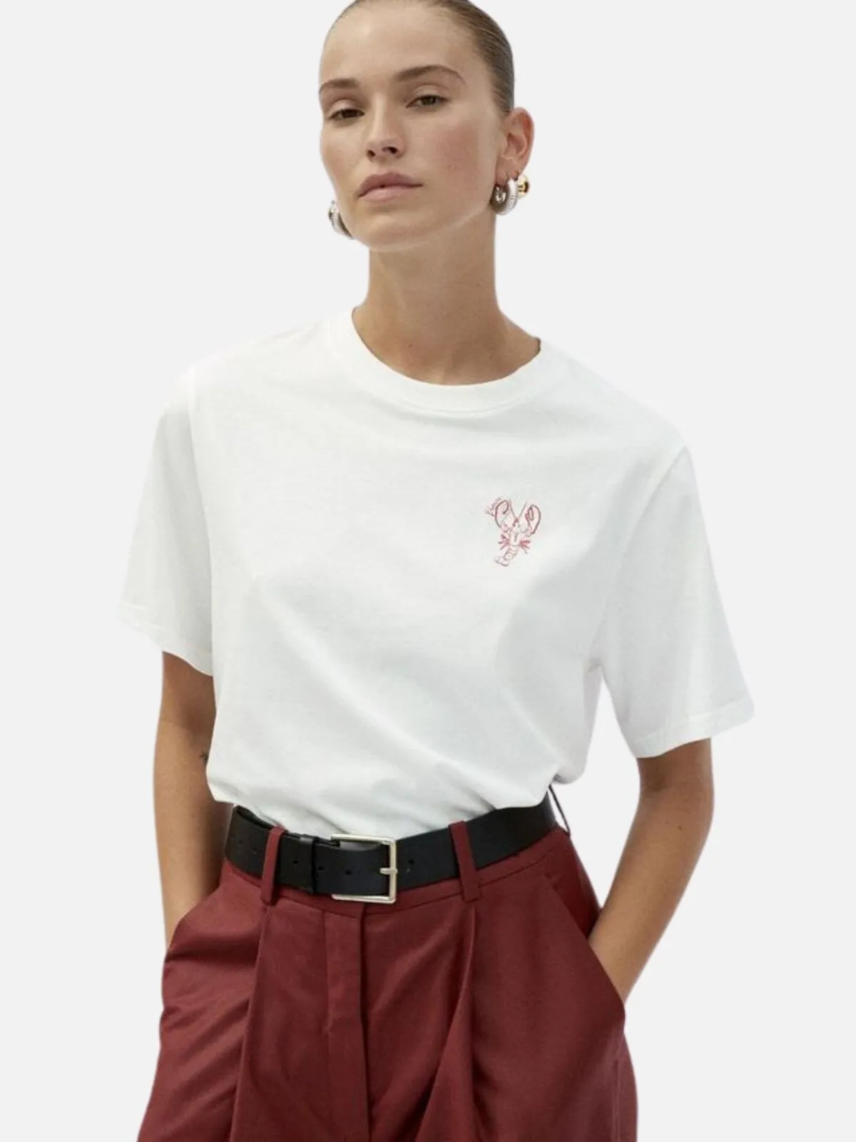 Lobster Tee - White