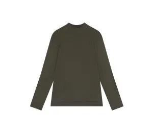 Men's WoolTech Mock Neck | Dark Olive