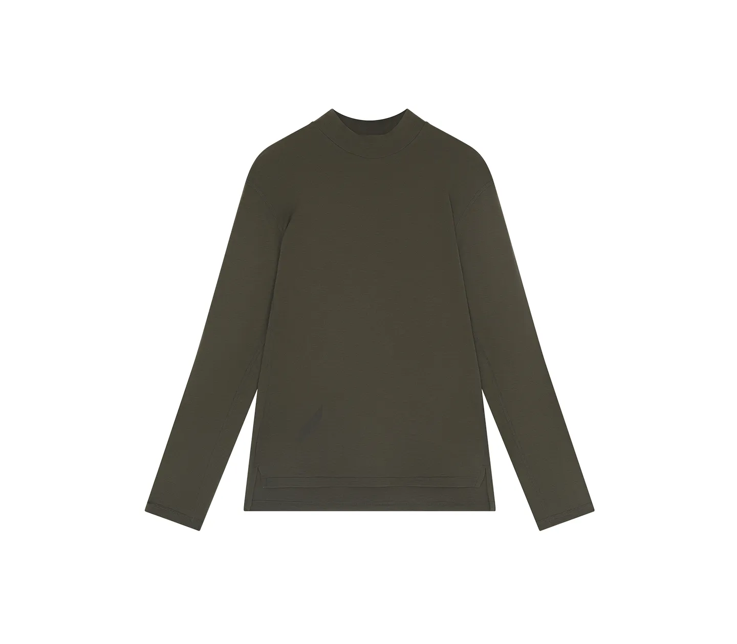 Men's WoolTech Mock Neck | Dark Olive