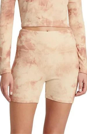 Mocha Tie Dye Sleep Shorts