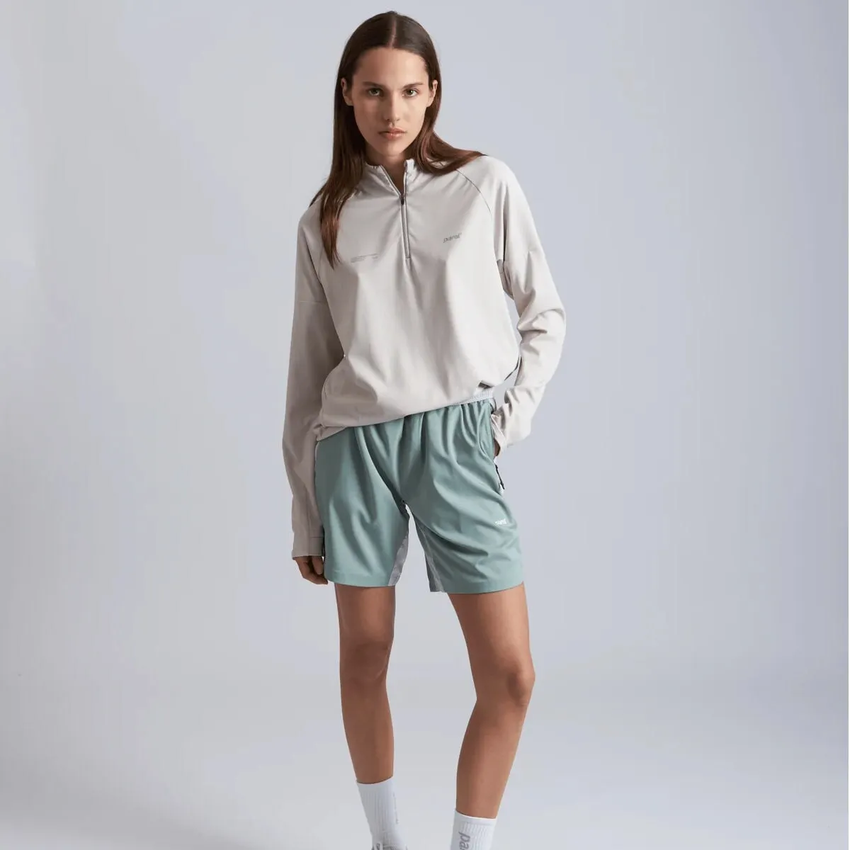 Parel Studios Sport L-S Zip - Cream