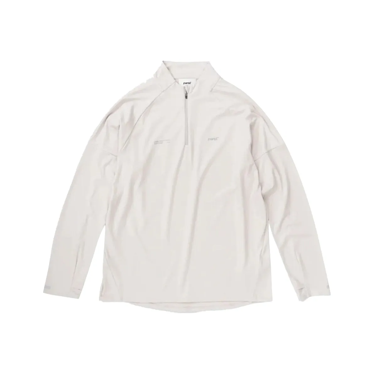 Parel Studios Sport L-S Zip - Cream