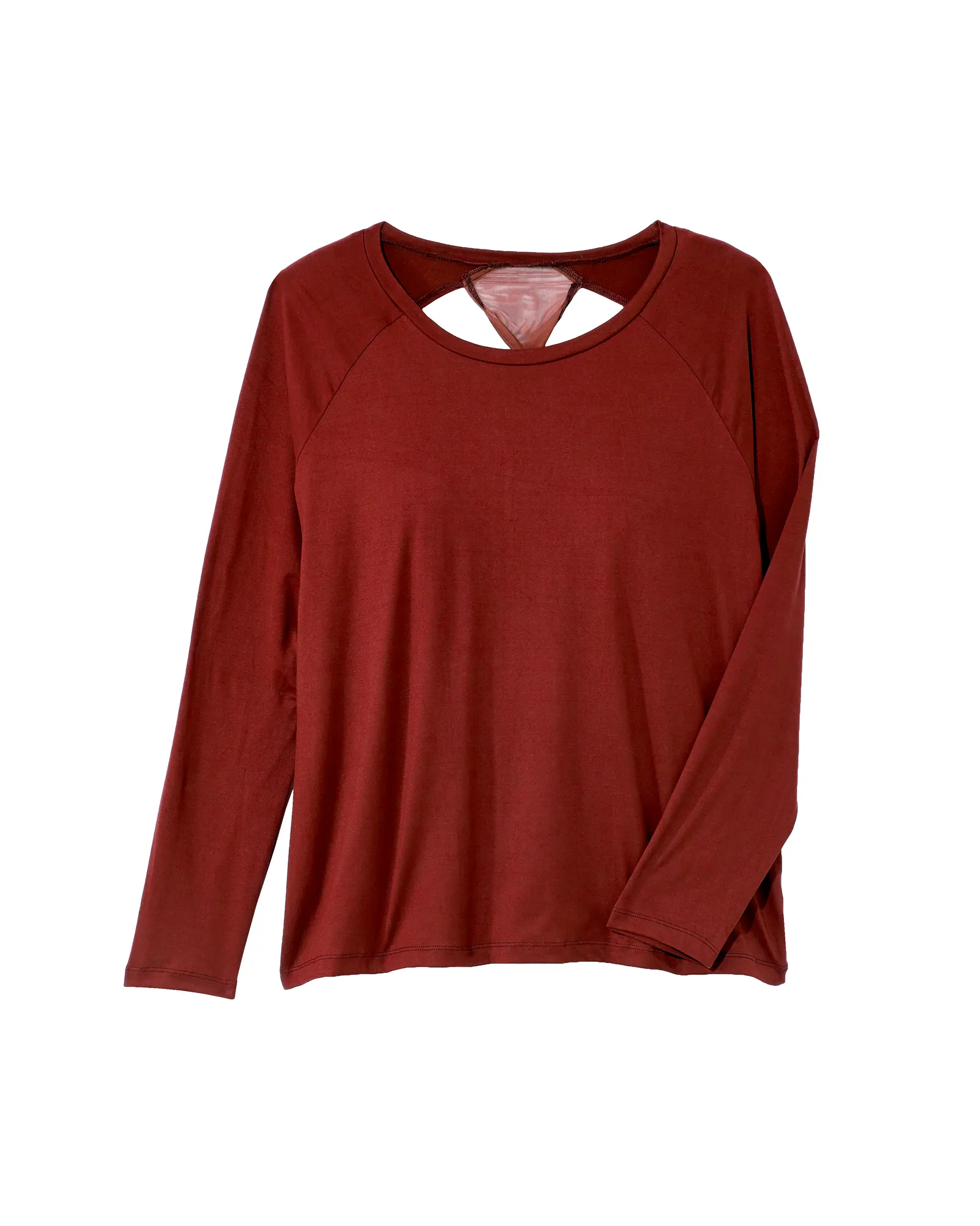 Pepperberry Long Sleeve Tee | Burgundy