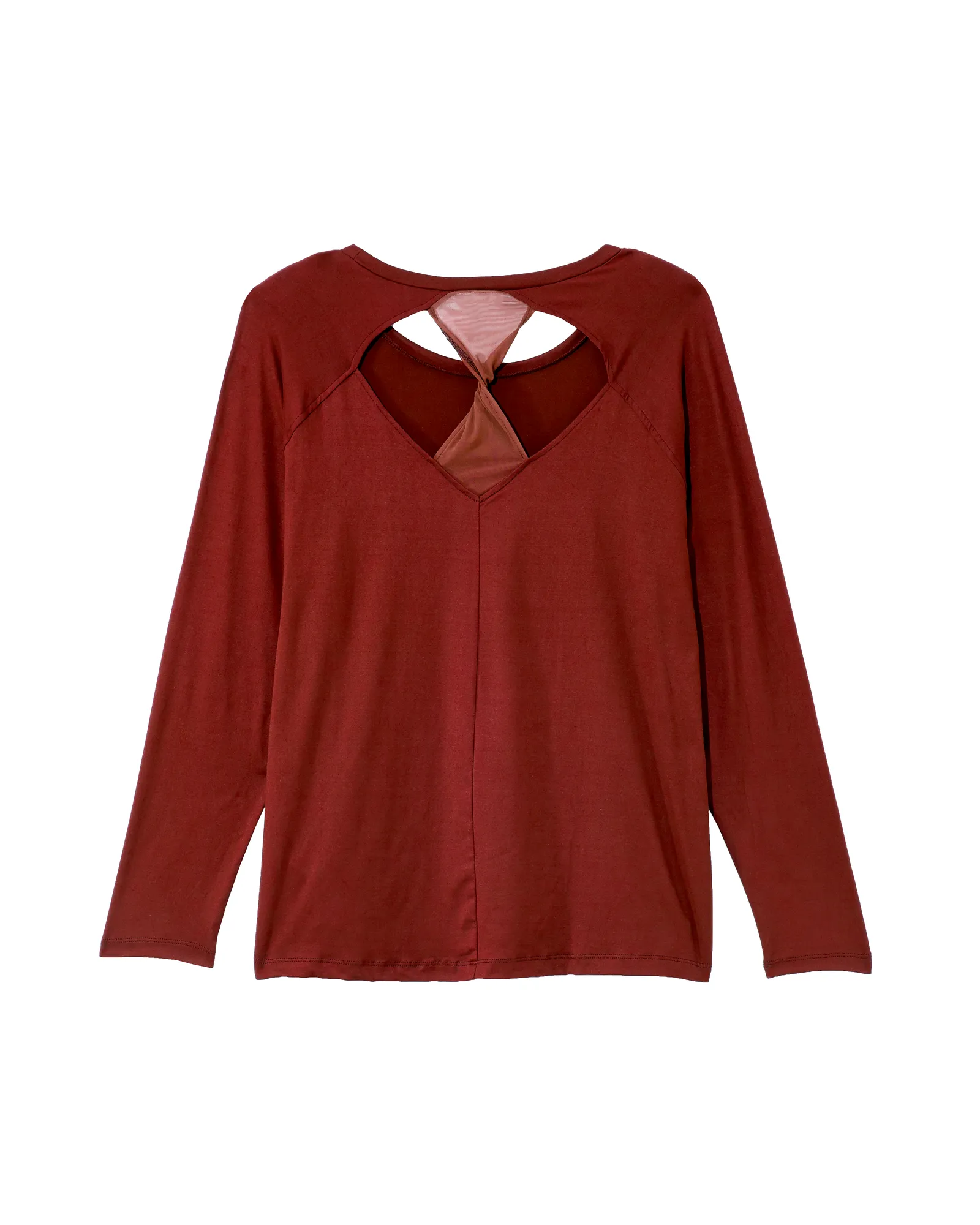 Pepperberry Long Sleeve Tee | Burgundy