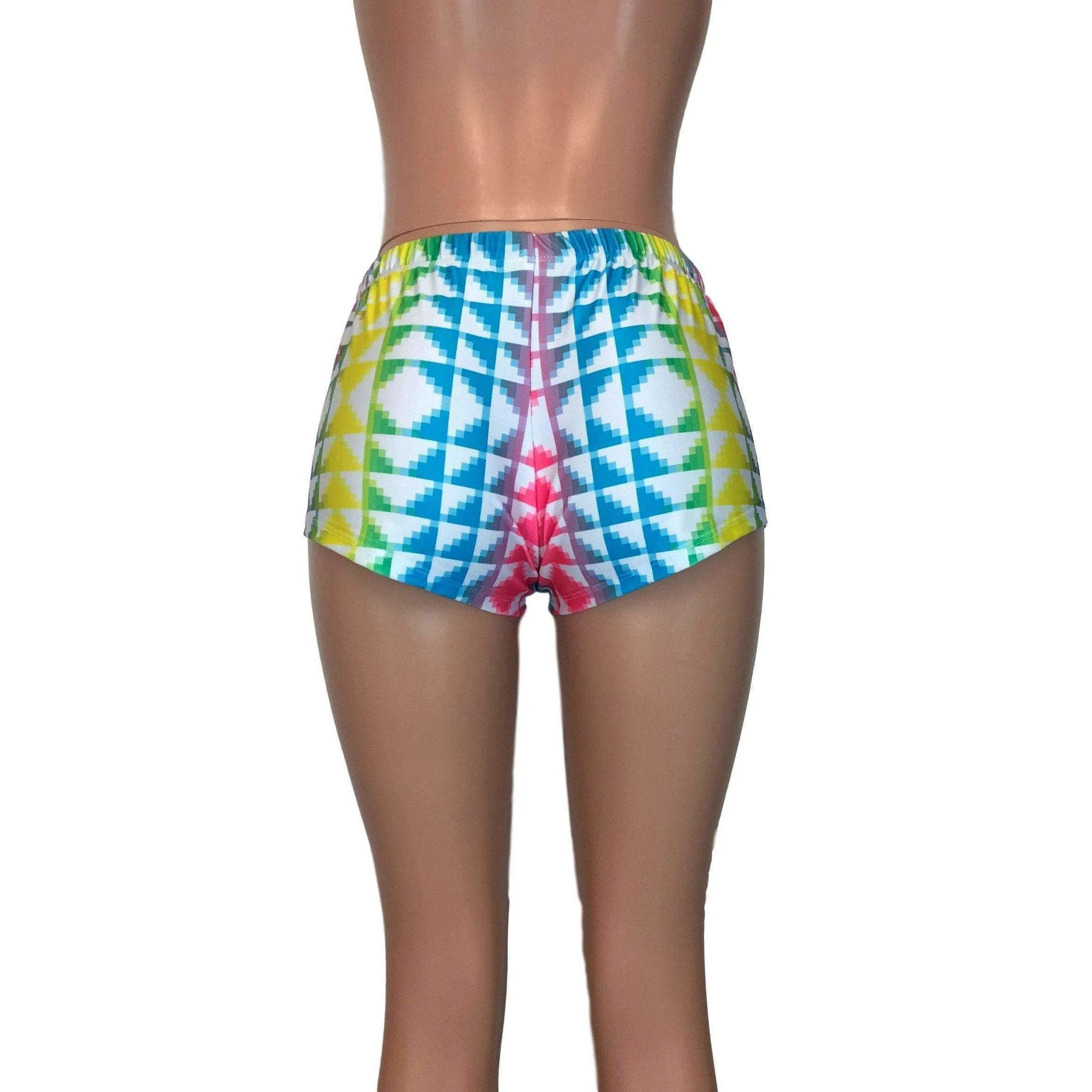 Rave Shorts - Neon Tetris