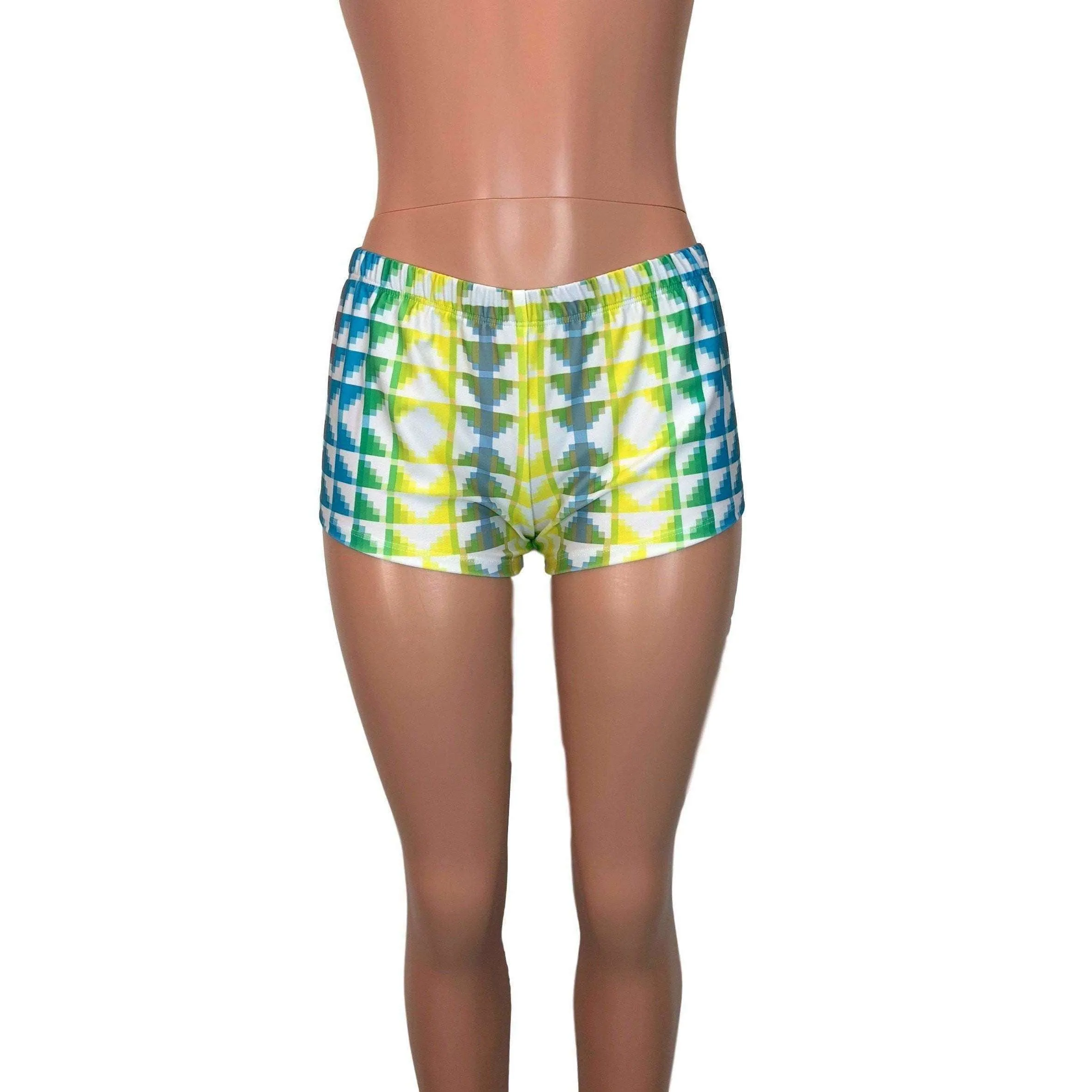 Rave Shorts - Neon Tetris