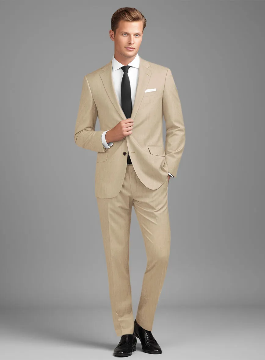 Scabal Beige Wool Suit