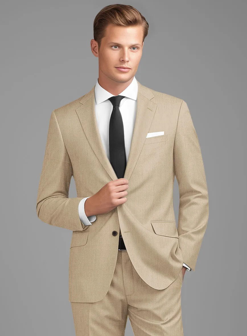 Scabal Beige Wool Suit