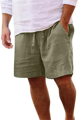 Shorts Men Athletic, Men's Slim Flat-Front Comfort Stretch Chino Shorts Summer Hiking Fishing Camping Shorts for Men