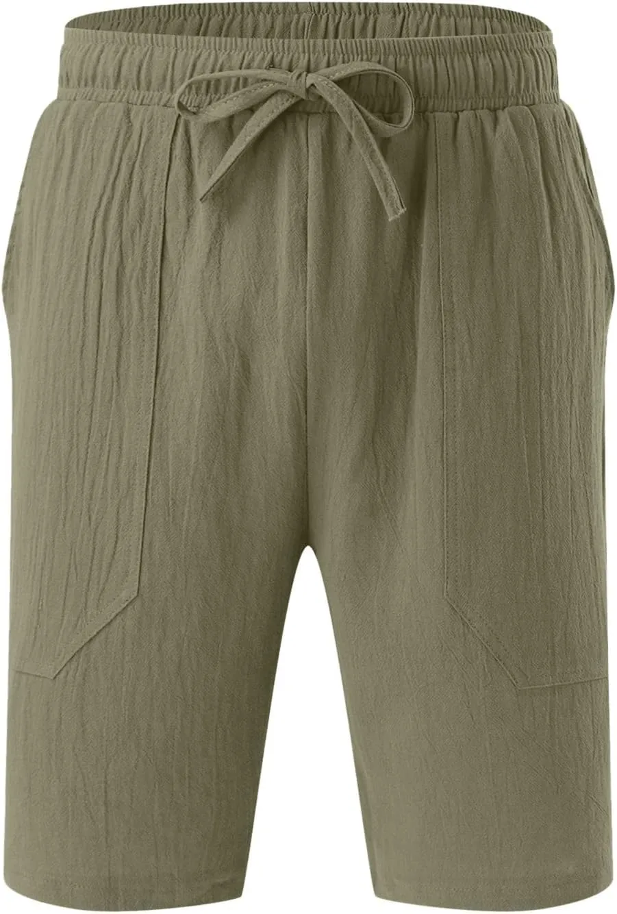 Shorts Men Athletic, Men's Slim Flat-Front Comfort Stretch Chino Shorts Summer Hiking Fishing Camping Shorts for Men