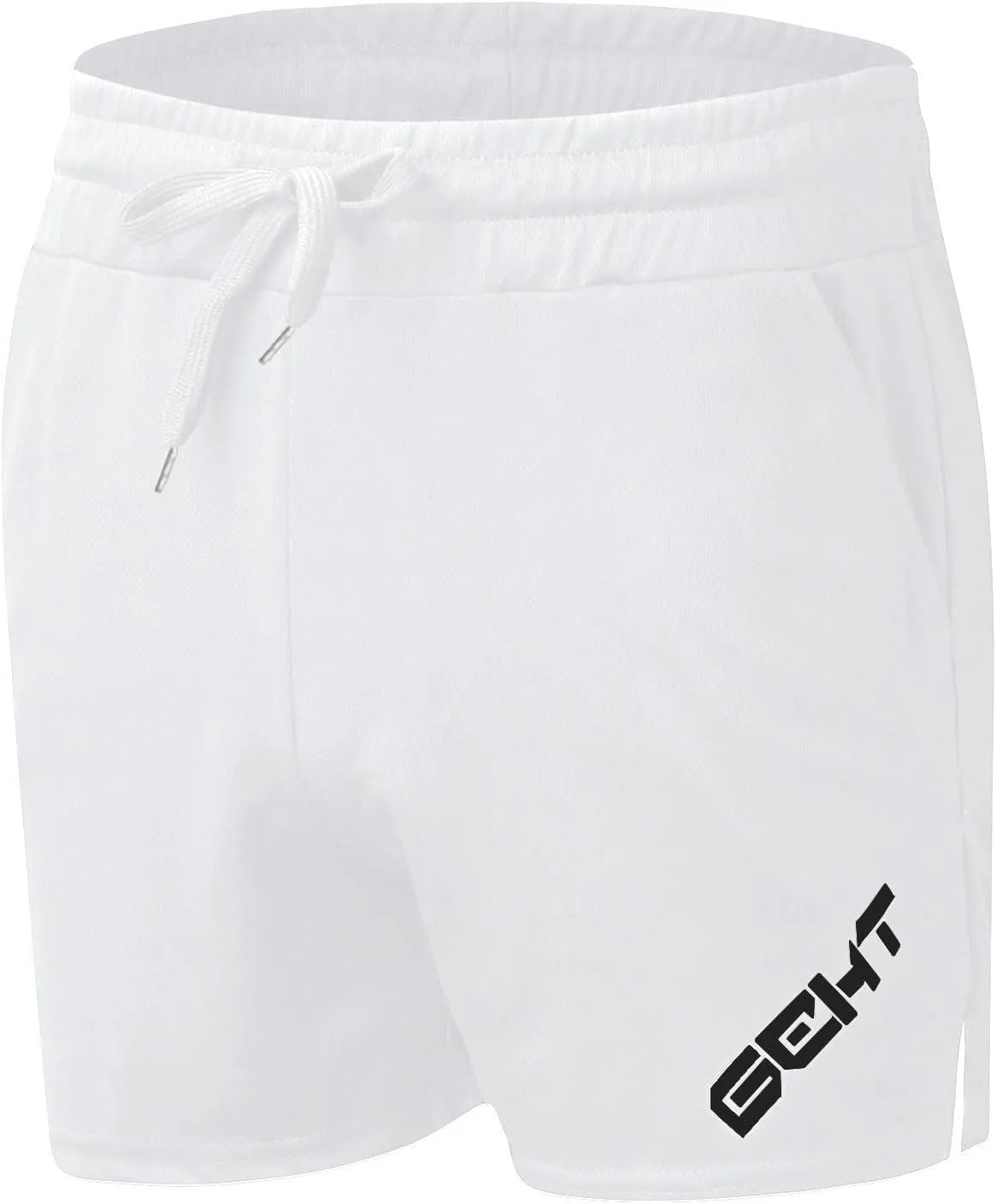 Shorts Men Slim Fit Flat Front Stretch Casual Short Shorts Outdoor Athletic Workout Running Comfy Activewear Pants