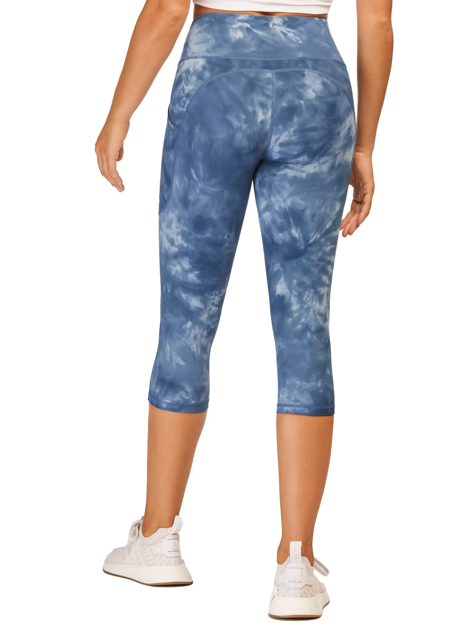 Women's Capri Yoga Pants High Waist with Pockets for Workout