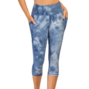Women's Capri Yoga Pants High Waist with Pockets for Workout