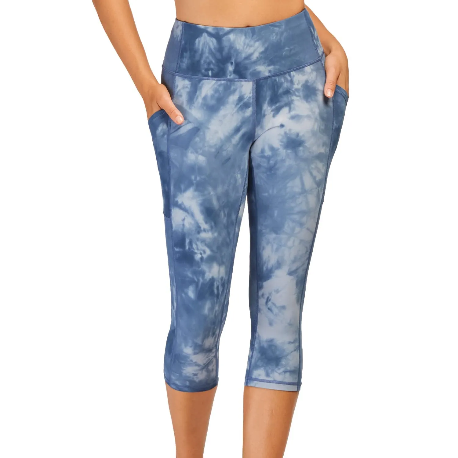 Women's Capri Yoga Pants High Waist with Pockets for Workout