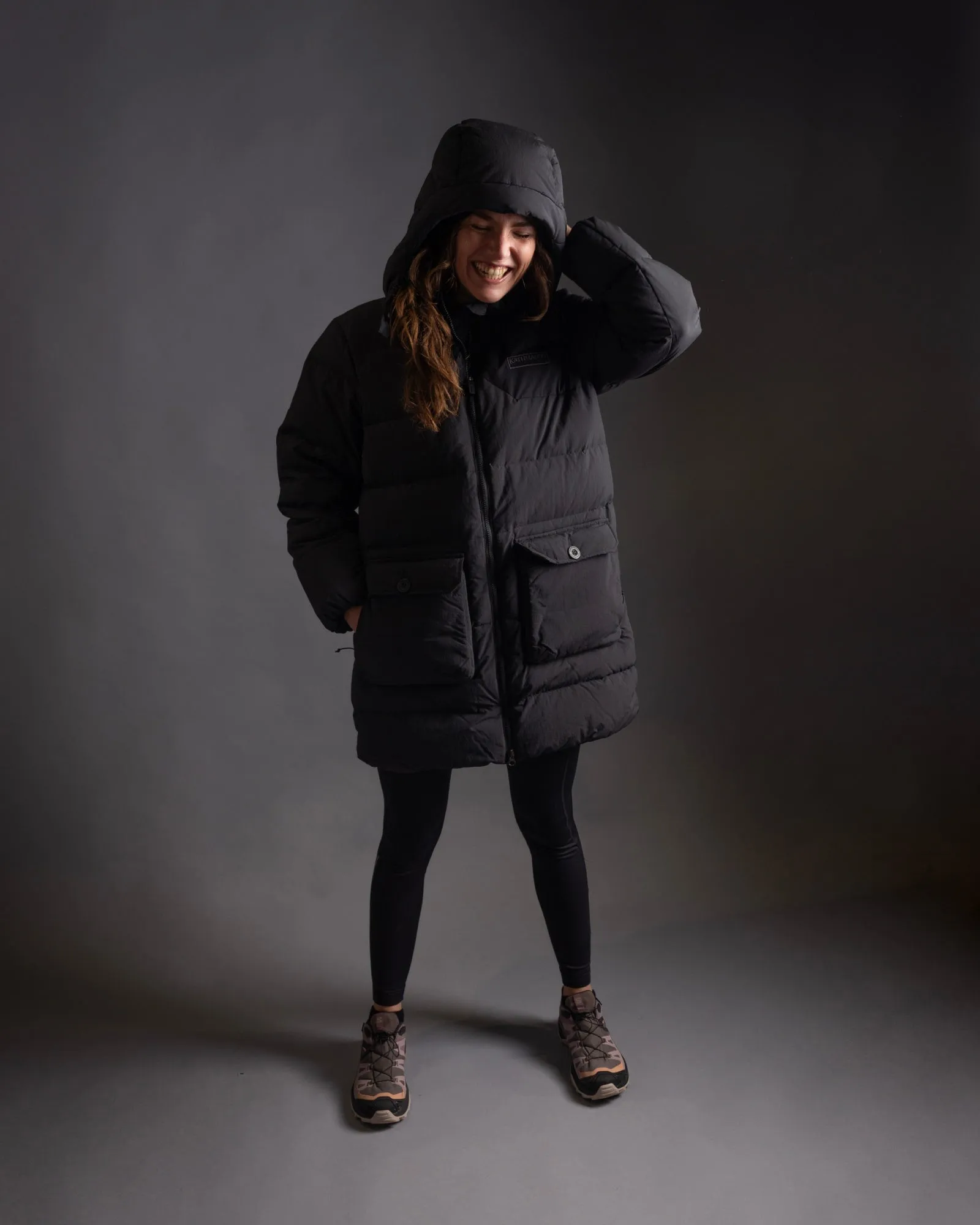 Women's Epiq Down Heritage Parka - Black Stingray