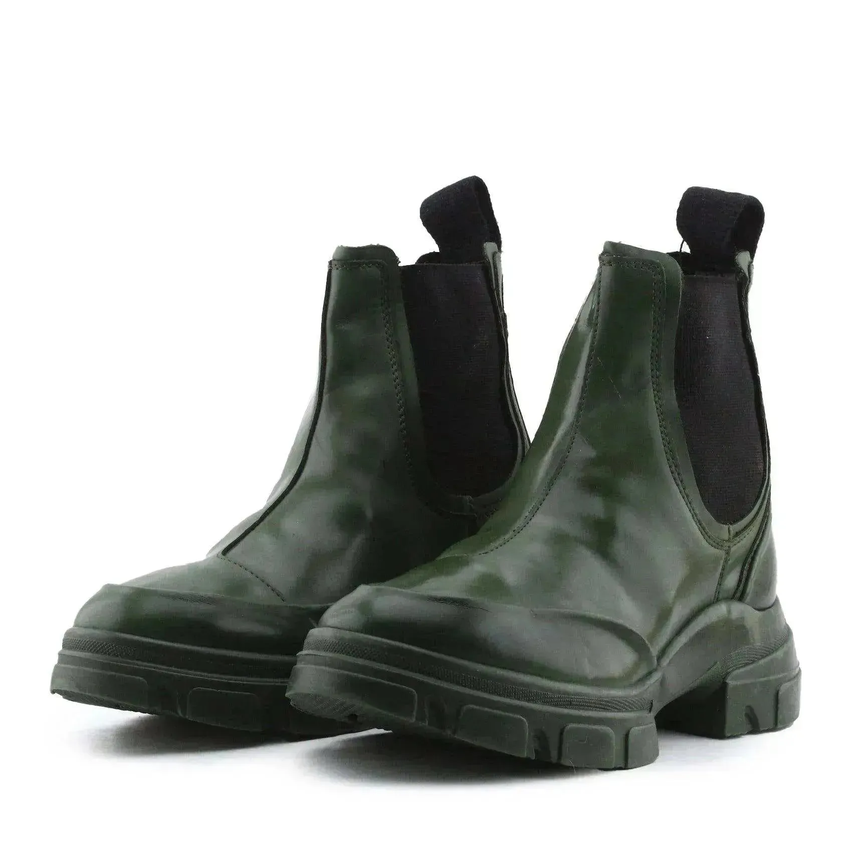 Zara Stretchable Combat Boots | 100% Authentic Leather