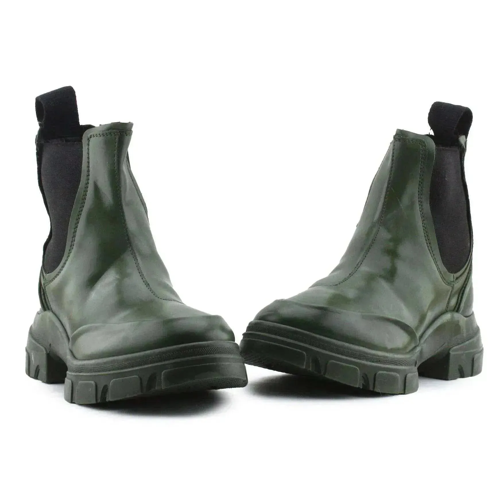 Zara Stretchable Combat Boots | 100% Authentic Leather