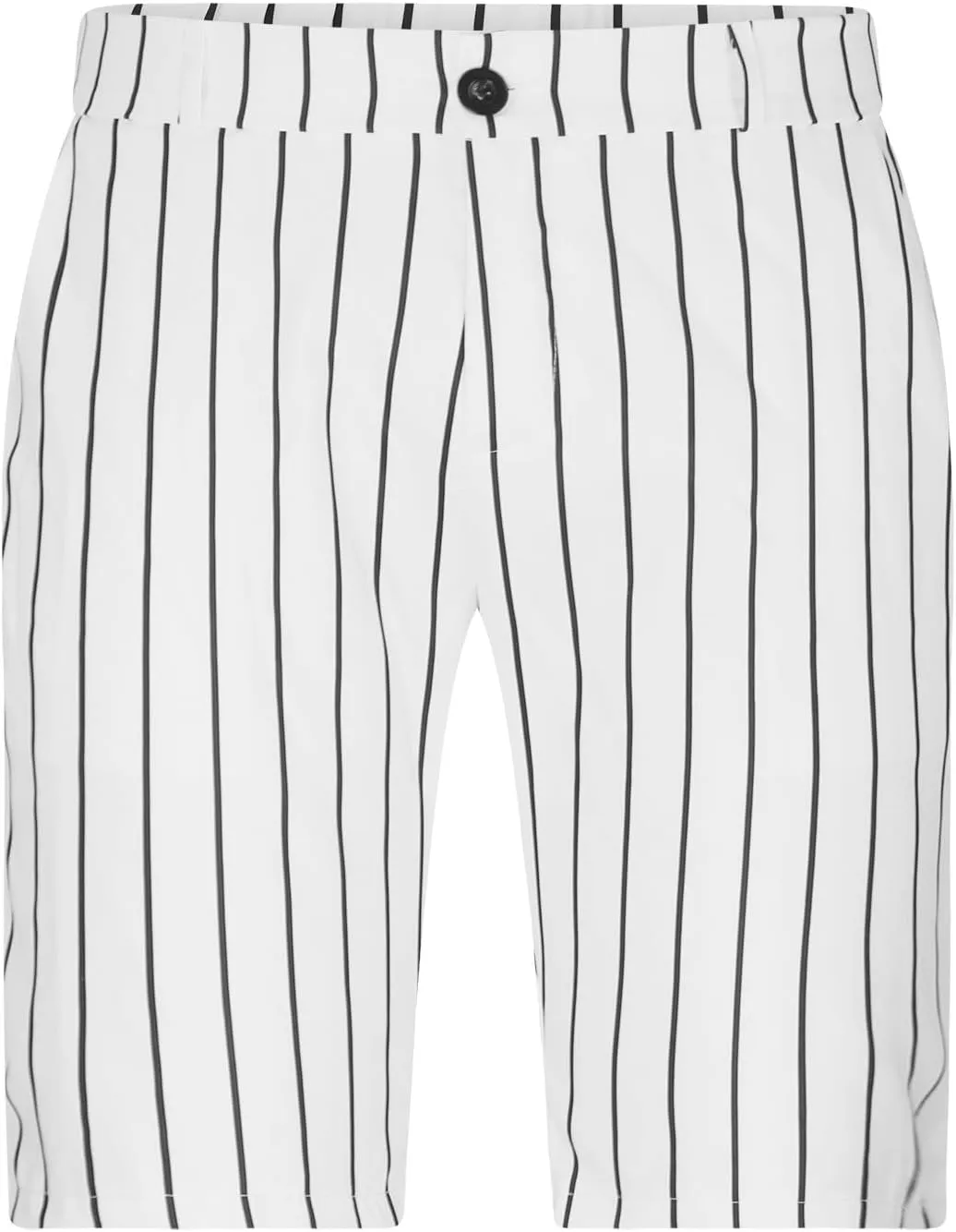 Zeiyignr Men's Striped Casual Dress Work Shorts with Pockets Light Weight Stretch Slim Fit Quick Dry Golf Shorts for Men